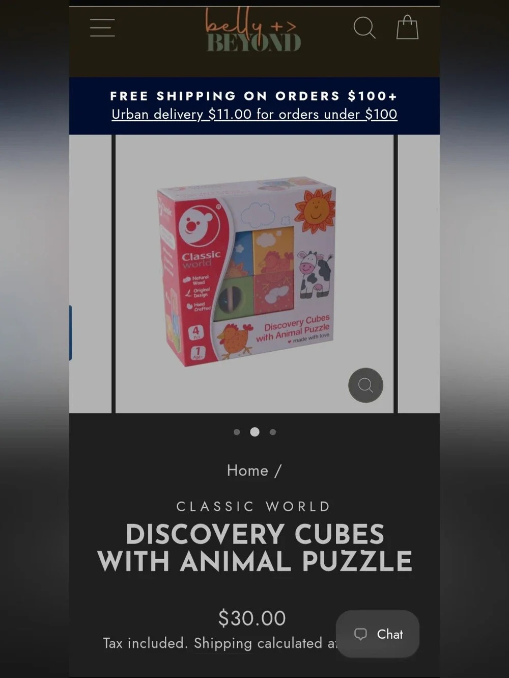 Discovery Cubes with Animal Puzzle - Multicolor